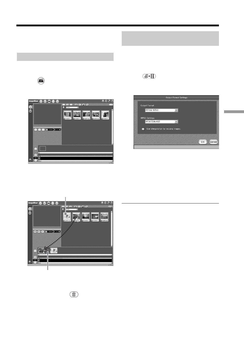 Editing and saving scenes, Editing movies, Saving the movie on your computer | Editing movies saving the movie on your, Computer | Sony DCR-DVD100 User Manual | Page 101 / 148