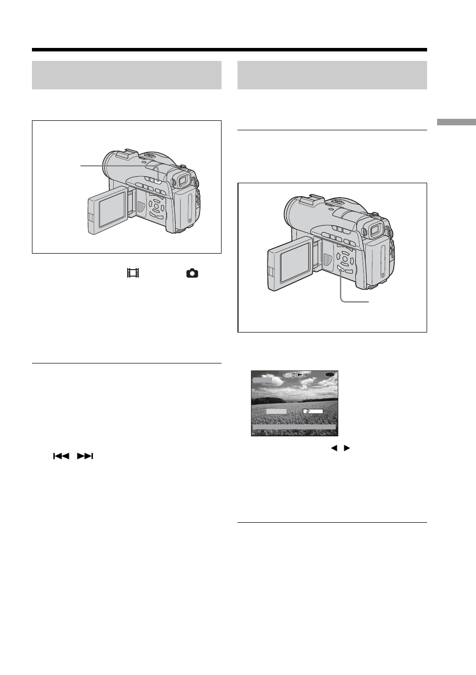 Other functions, Checking the last scene – review, Deleting the last scene (dvd-rws only) | Dvd-rws only), Delete | Sony DCR-DVD100 User Manual | Page 53 / 148