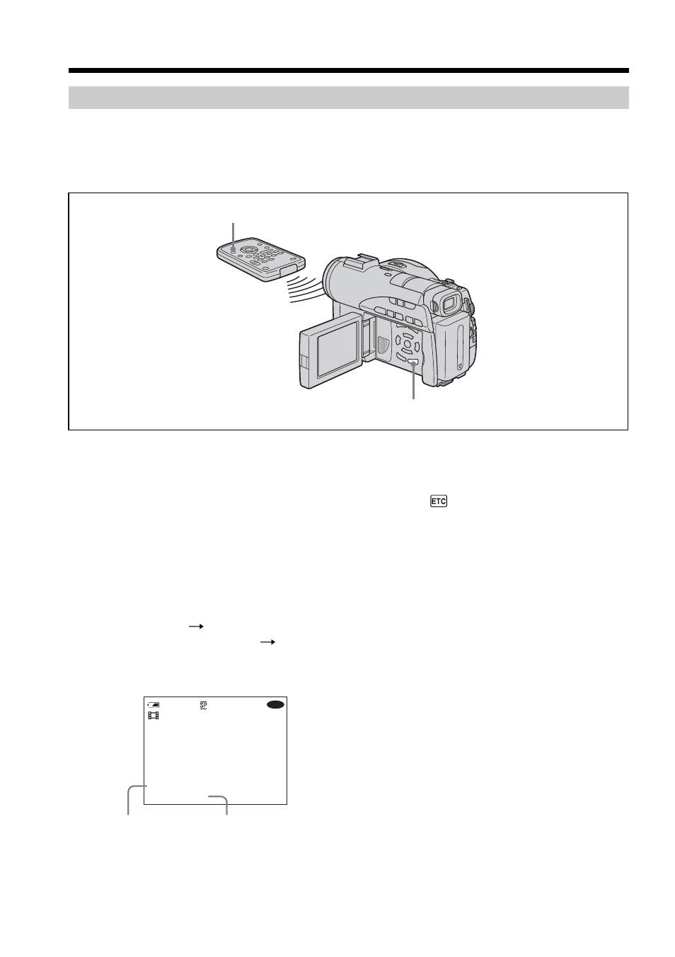 To display the indicators during, Playback – display, Playing a disc on your camcorder | Sony DCR-DVD100 User Manual | Page 58 / 148