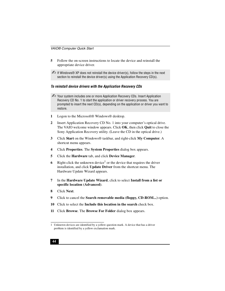 Sony PCG-GRX700P User Manual | Page 44 / 68