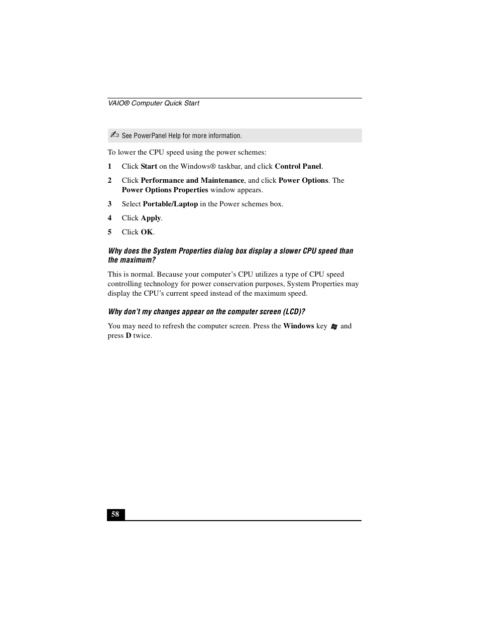 Sony PCG-GRX700P User Manual | Page 58 / 68