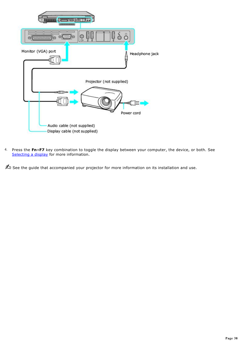 Sony PCG-GRT270K User Manual | Page 38 / 187