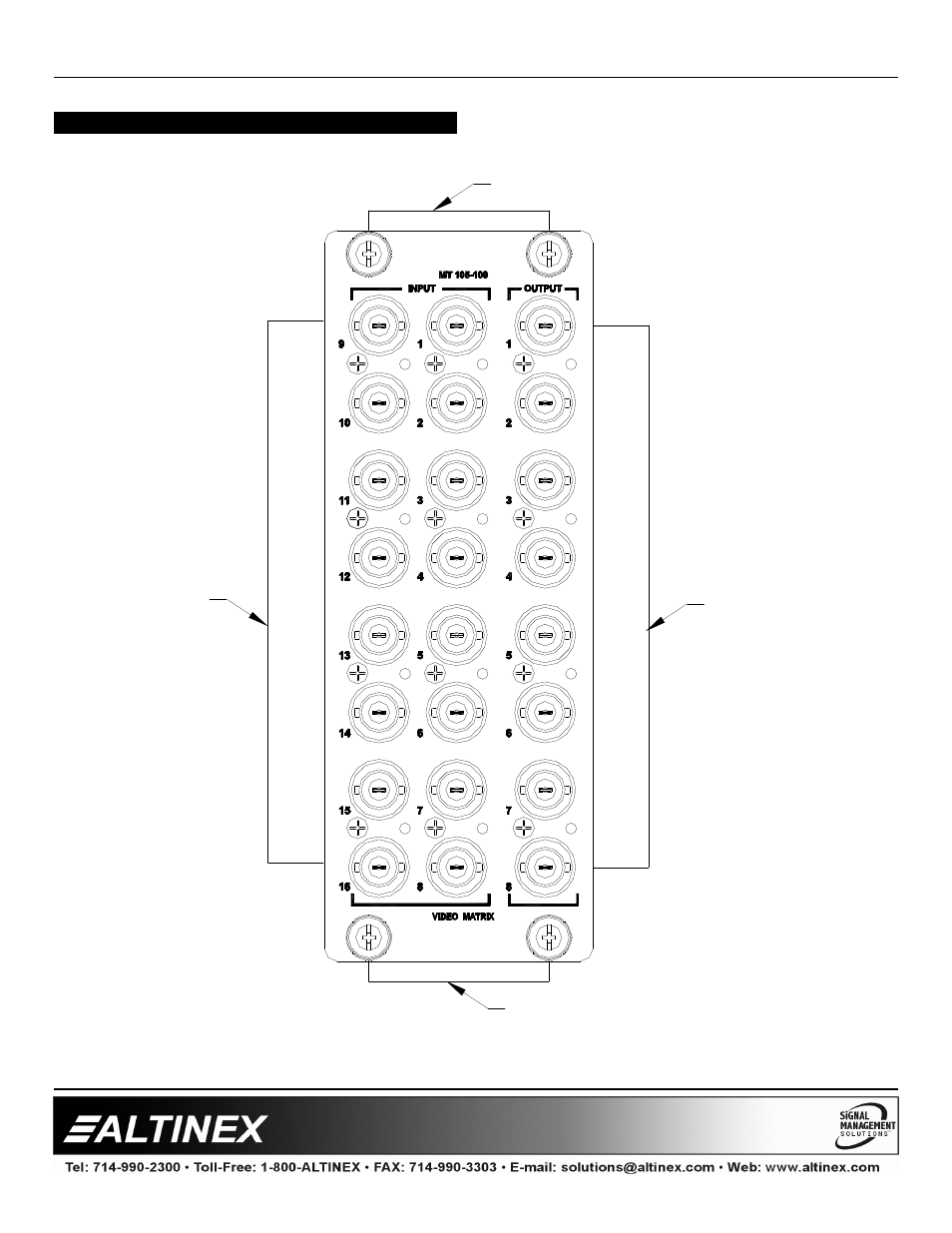 Multi-tasker | Altinex MT105-101 User Manual | Page 5 / 23