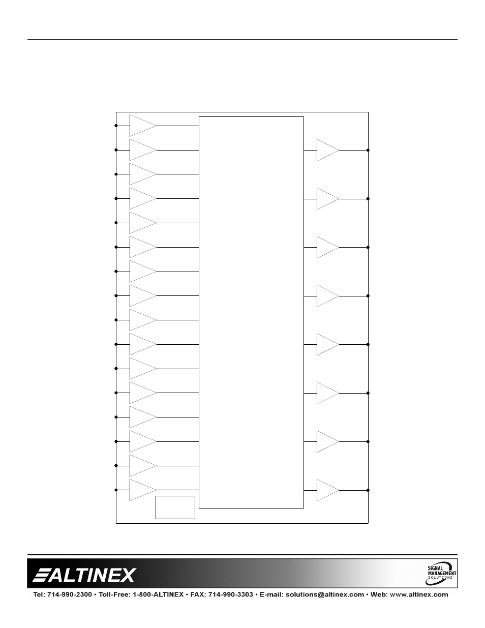 Multi-tasker, Matrix switcher | Altinex MT105-101 User Manual | Page 7 / 23