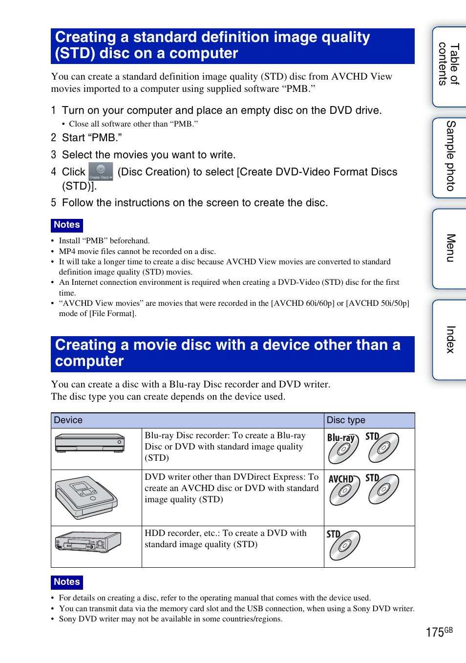 Sony NEX-5NK User Manual | Page 175 / 200