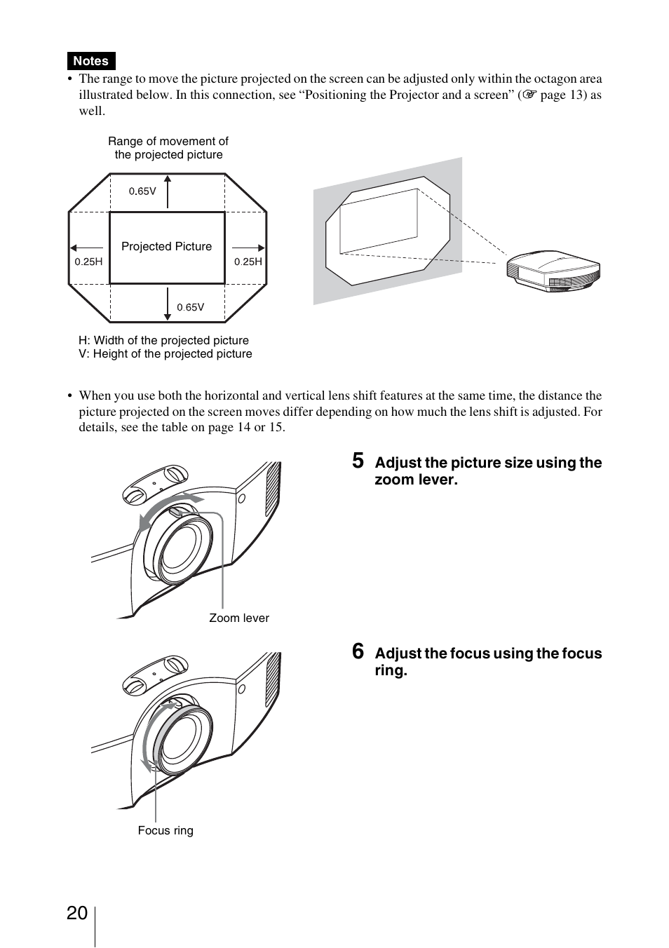 Sony VPL-HW20A User Manual | Page 20 / 83