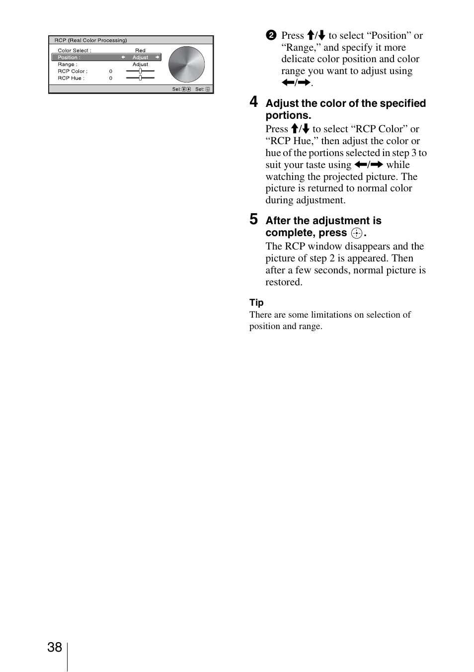 Sony VPL-HW20A User Manual | Page 38 / 83