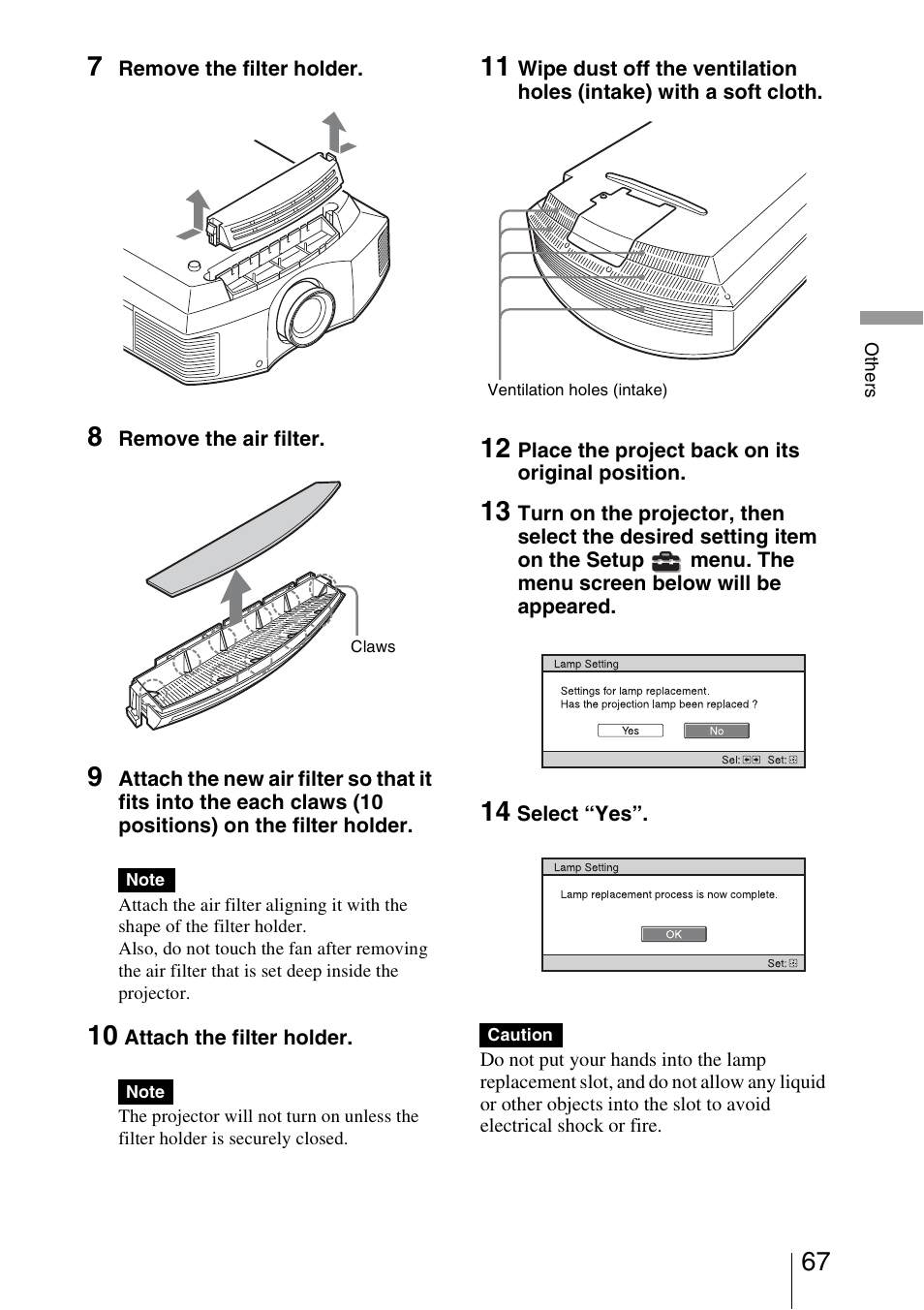 Sony VPL-HW20A User Manual | Page 67 / 83