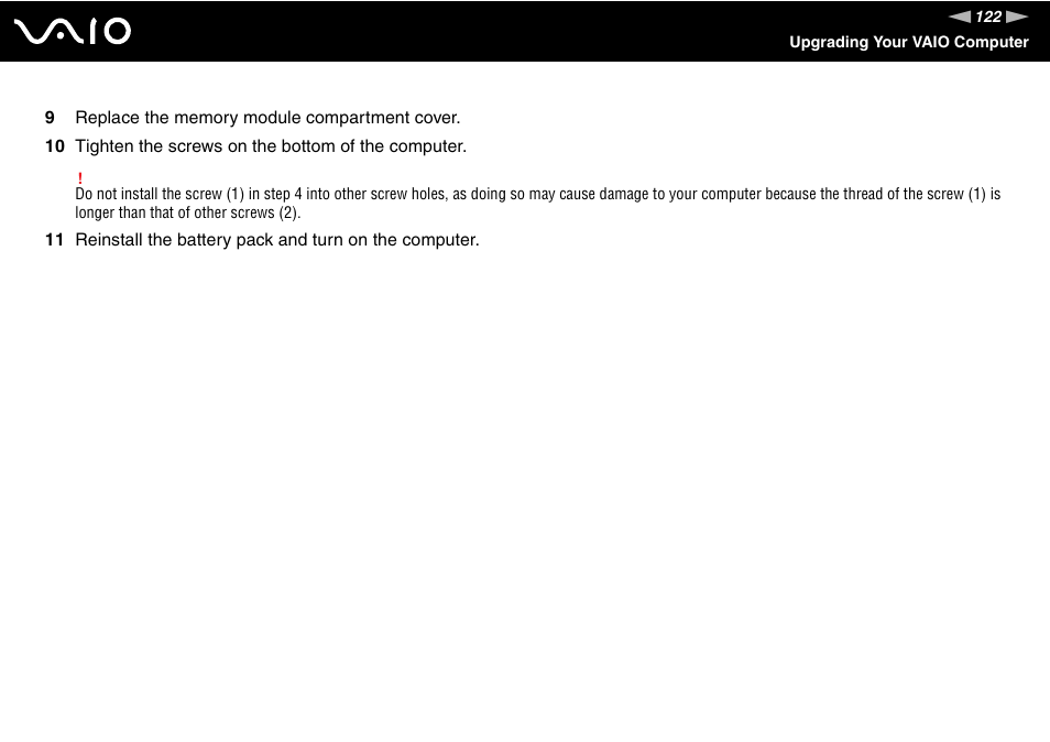 Sony VGN-CR220E User Manual | Page 122 / 197