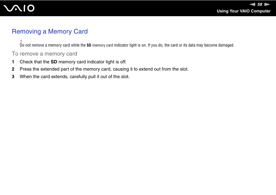 Sony VGN-CR220E User Manual | Page 58 / 197