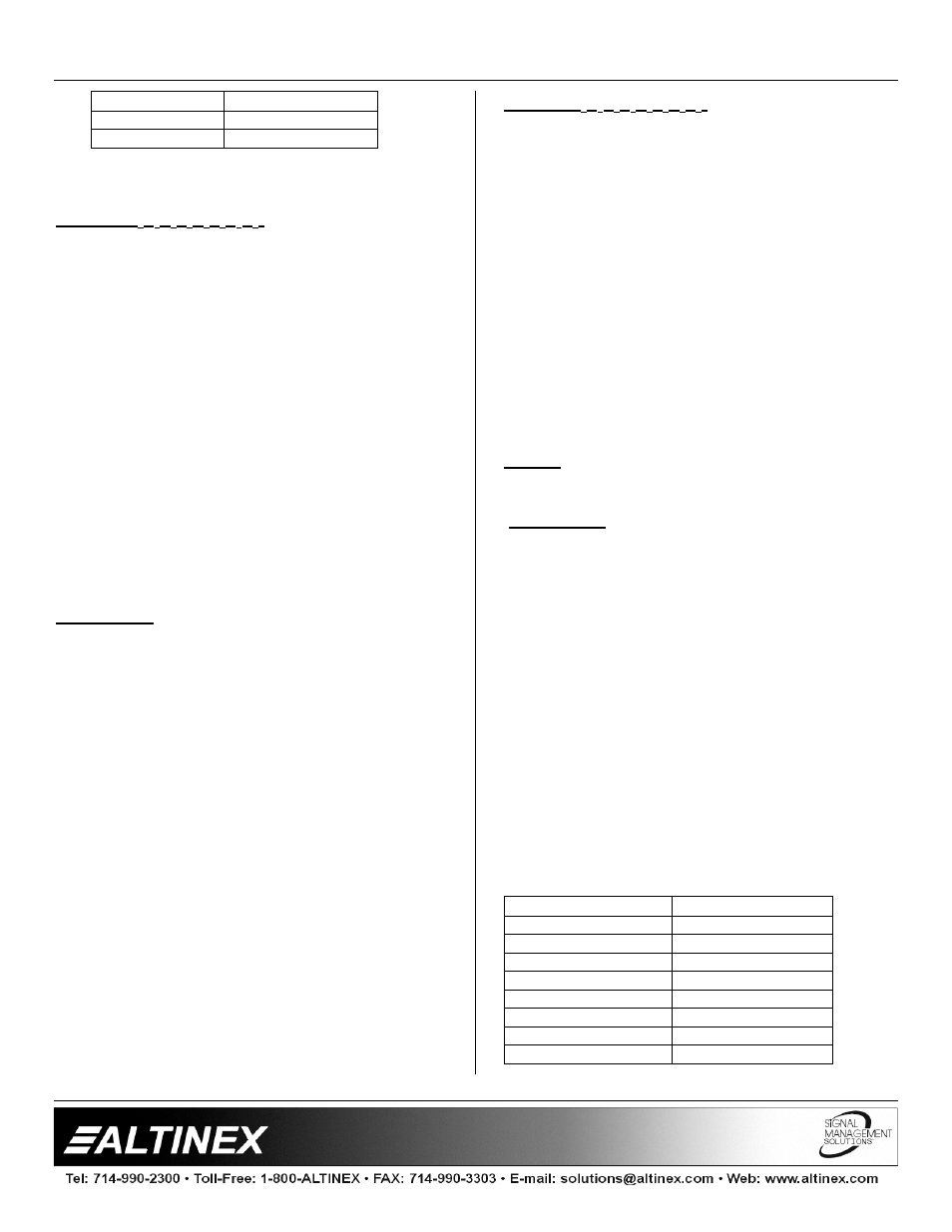 Controllers | Altinex RS 232 Controller CP7317RS User Manual | Page 11 / 16