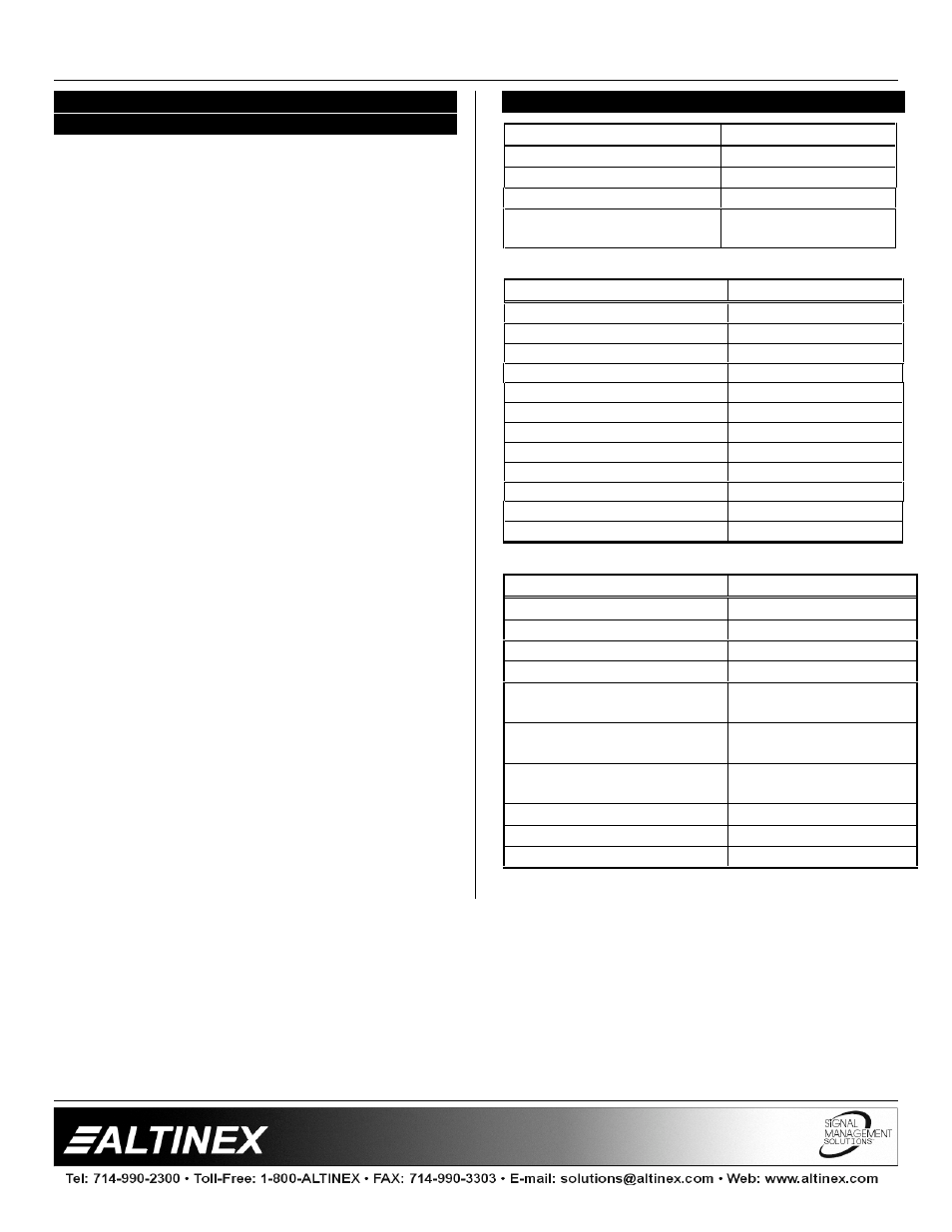 Controllers | Altinex RS 232 Controller CP7317RS User Manual | Page 4 / 16