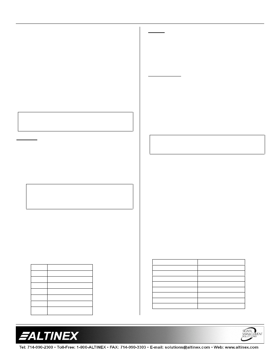 Controllers | Altinex RS 232 Controller CP7317RS User Manual | Page 8 / 16