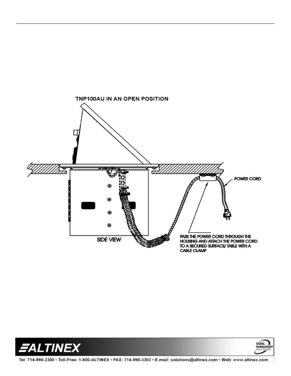 Accessories | Altinex Tilt 'N Plug Interconnect Box TNP100AU User Manual | Page 8 / 13