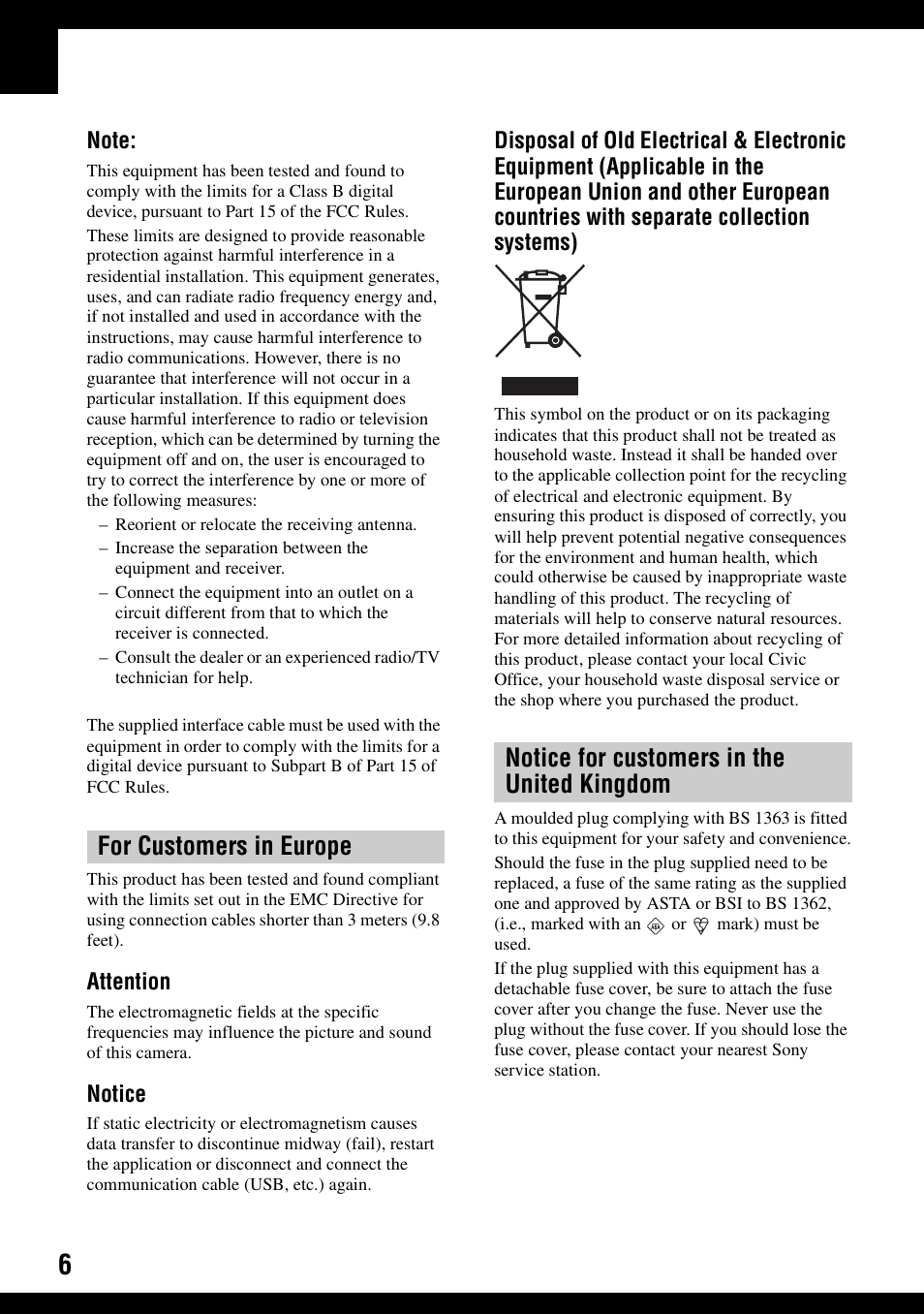 Sony DSC-W30 User Manual | Page 6 / 107