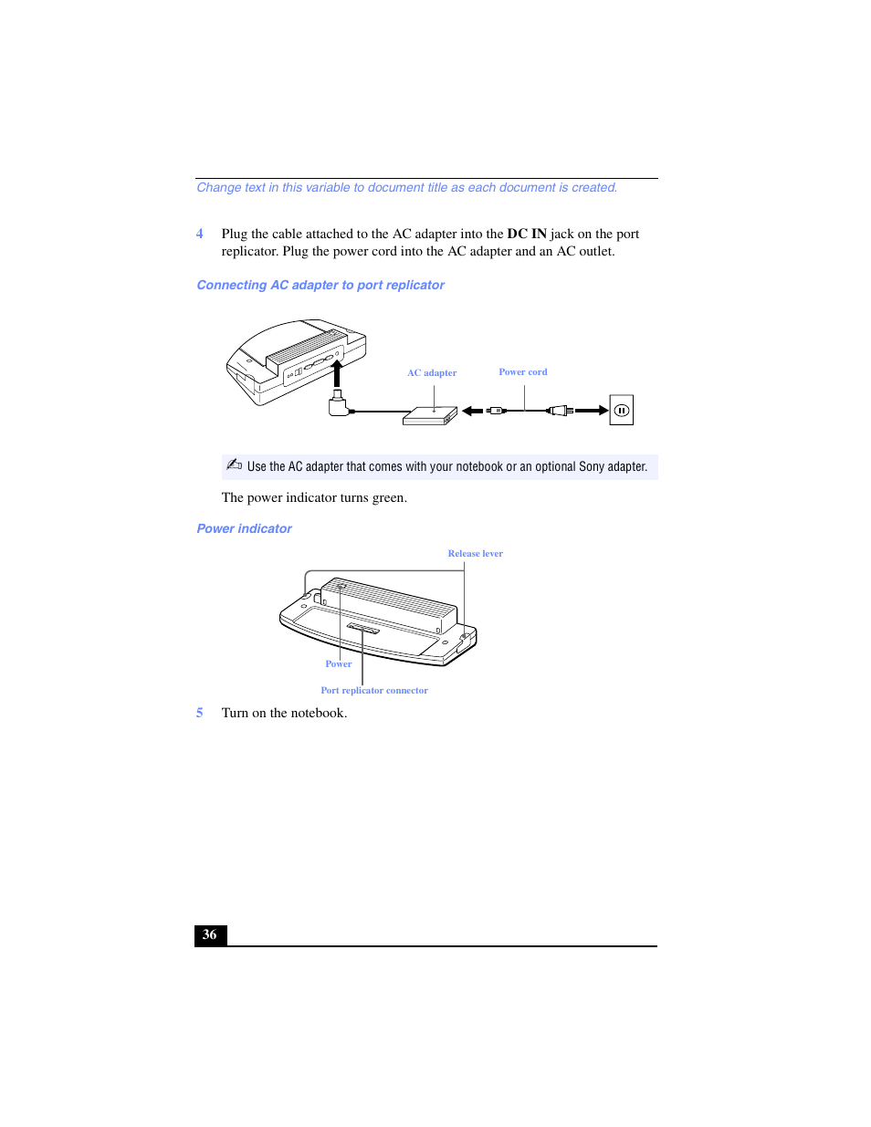 Sony PCG-FX270K User Manual | Page 36 / 138