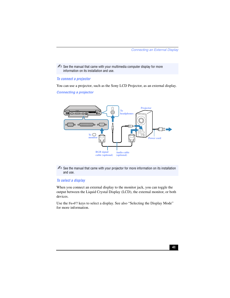 Sony PCG-FX270K User Manual | Page 41 / 138