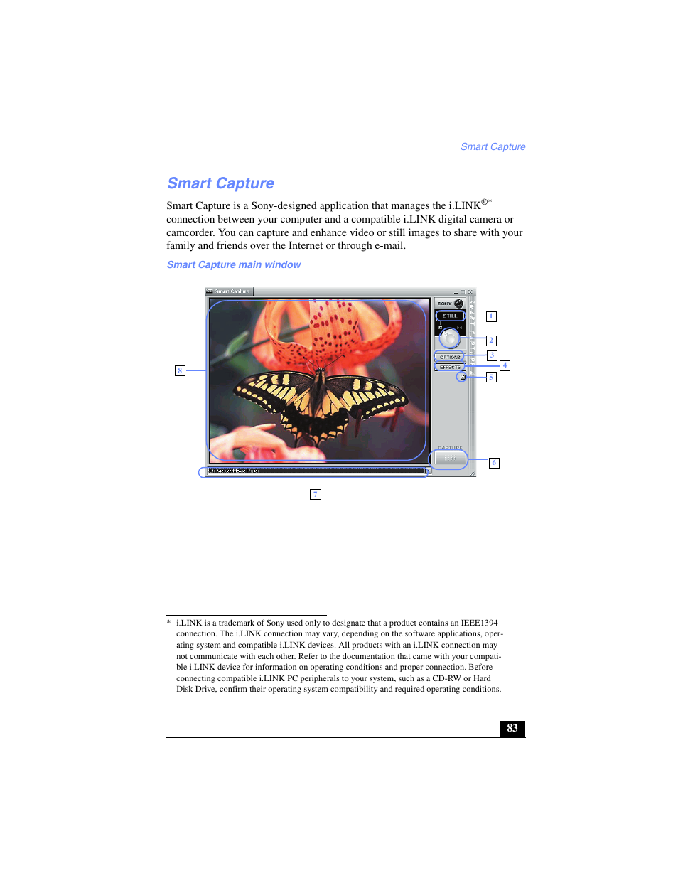 Smart capture | Sony PCG-FX270K User Manual | Page 83 / 138