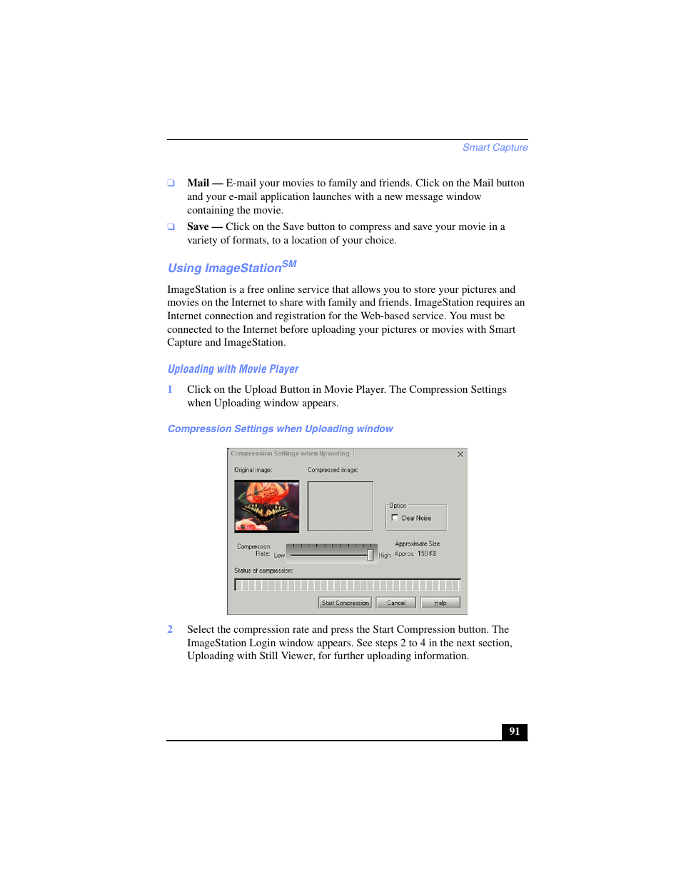 Using imagestationsm, Using imagestation | Sony PCG-FX270K User Manual | Page 91 / 138