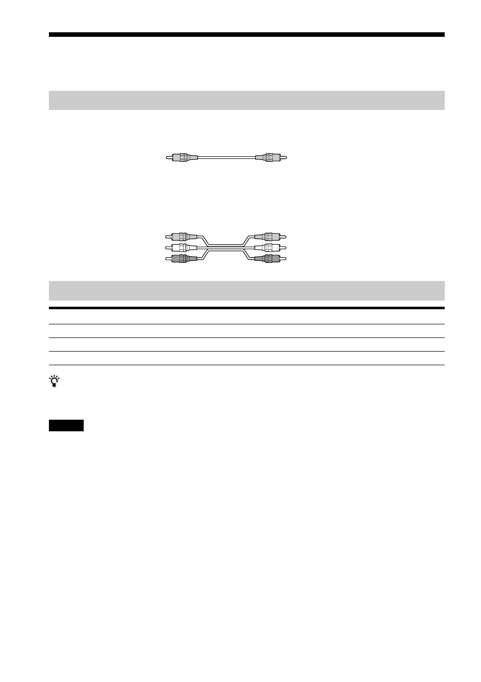 Step 3: tv and video component hookups, Required cords, Jacks for connecting video components | Sony HCD-S500 User Manual | Page 22 / 84