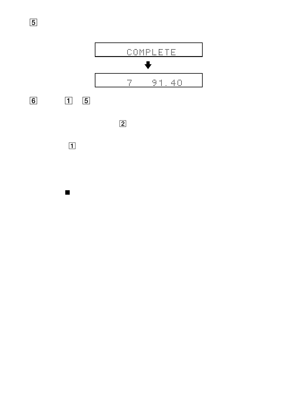 5press enter, 6repeat 1 to 5 to store other stations, The station is stored | Sony HCD-S500 User Manual | Page 30 / 84