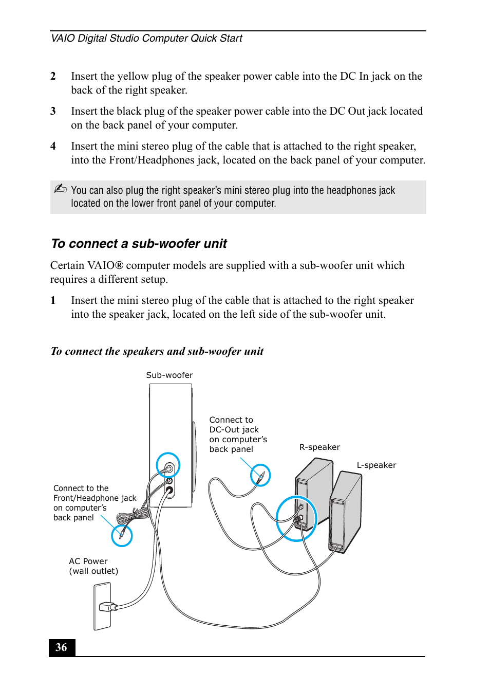 Sony VGC-RA820G User Manual | Page 36 / 72