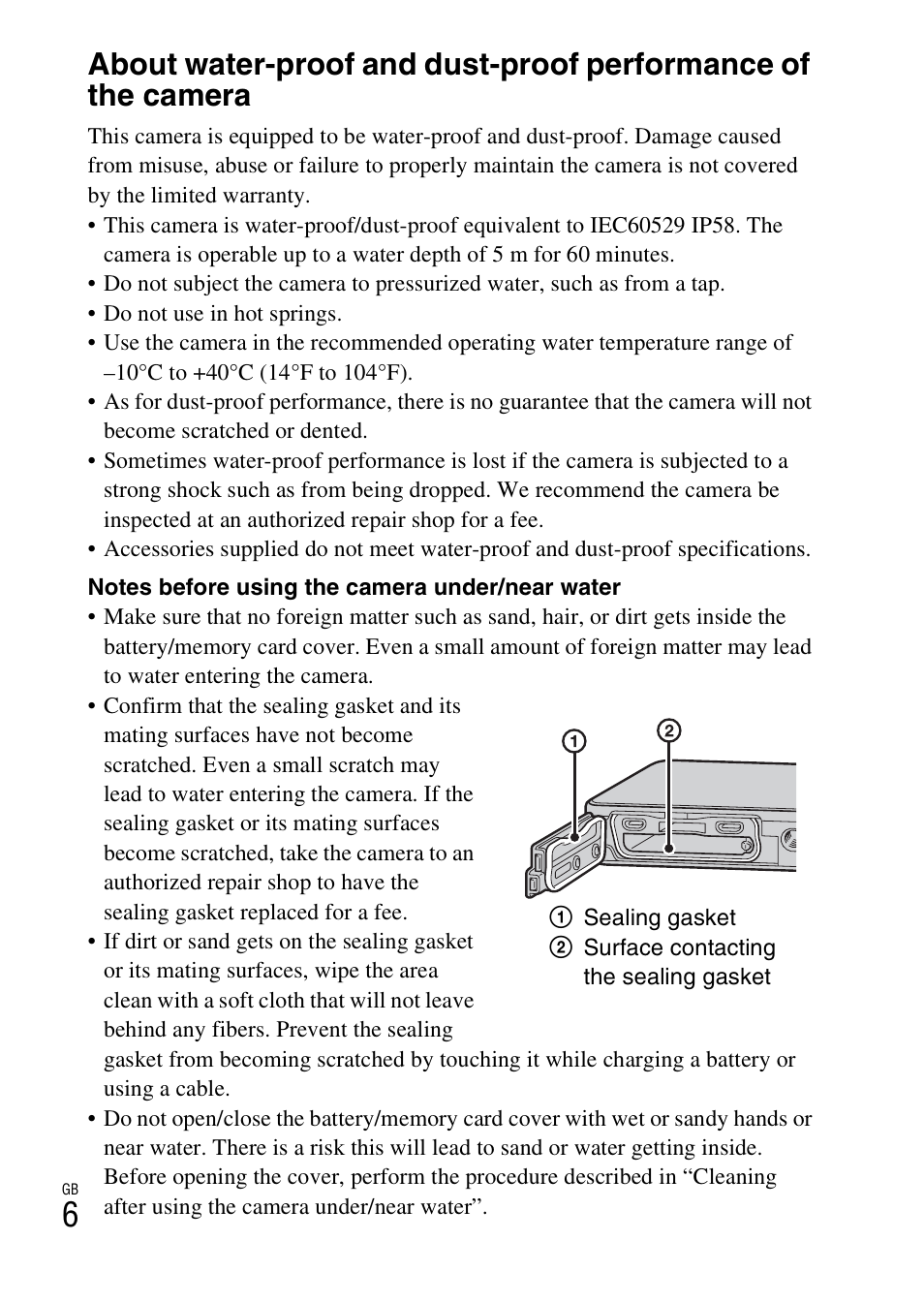 Sony DSC-TX200V User Manual | Page 6 / 68