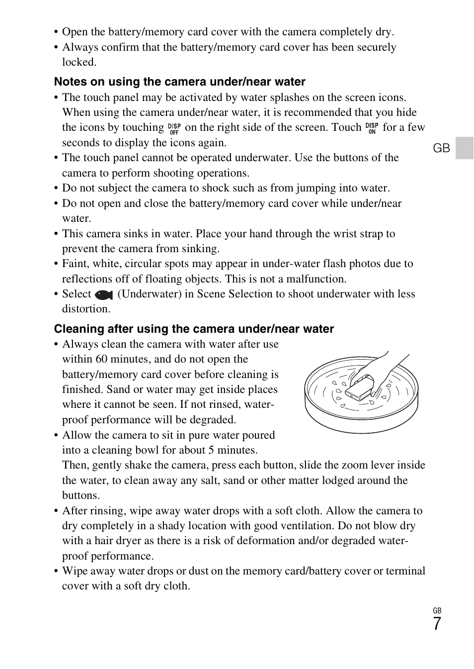 Sony DSC-TX200V User Manual | Page 7 / 68
