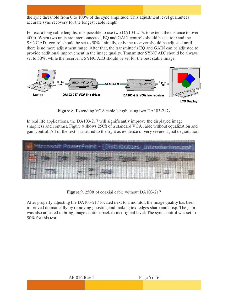 Altinex VGA Line Receiver DA103-217 User Manual | Page 5 / 6