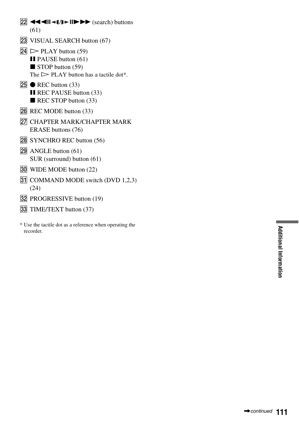 Sony RDR-HX715 User Manual | Page 111 / 124