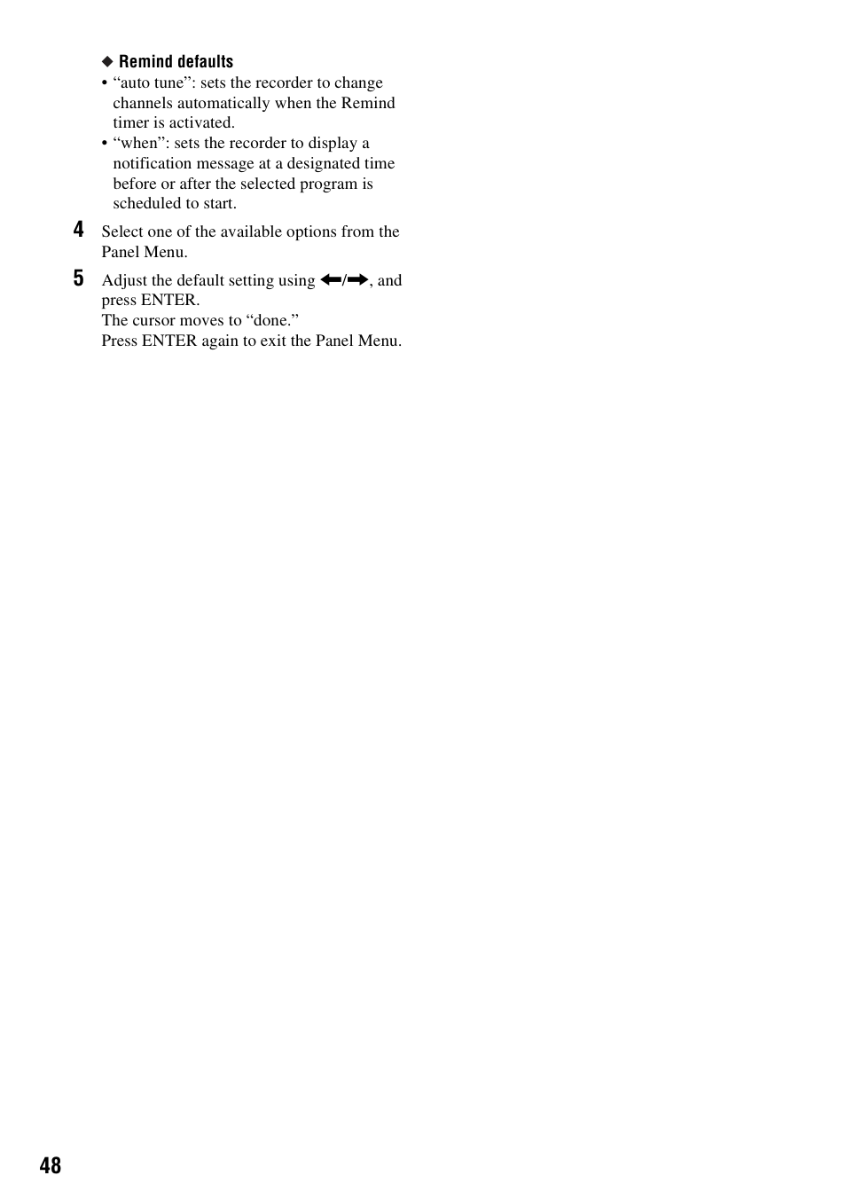 Sony RDR-HX715 User Manual | Page 48 / 124