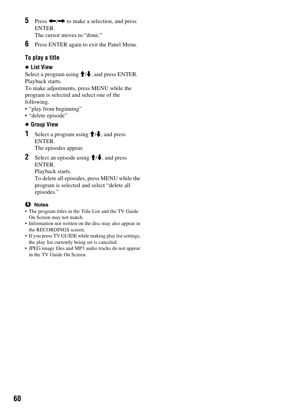 Sony RDR-HX715 User Manual | Page 60 / 124