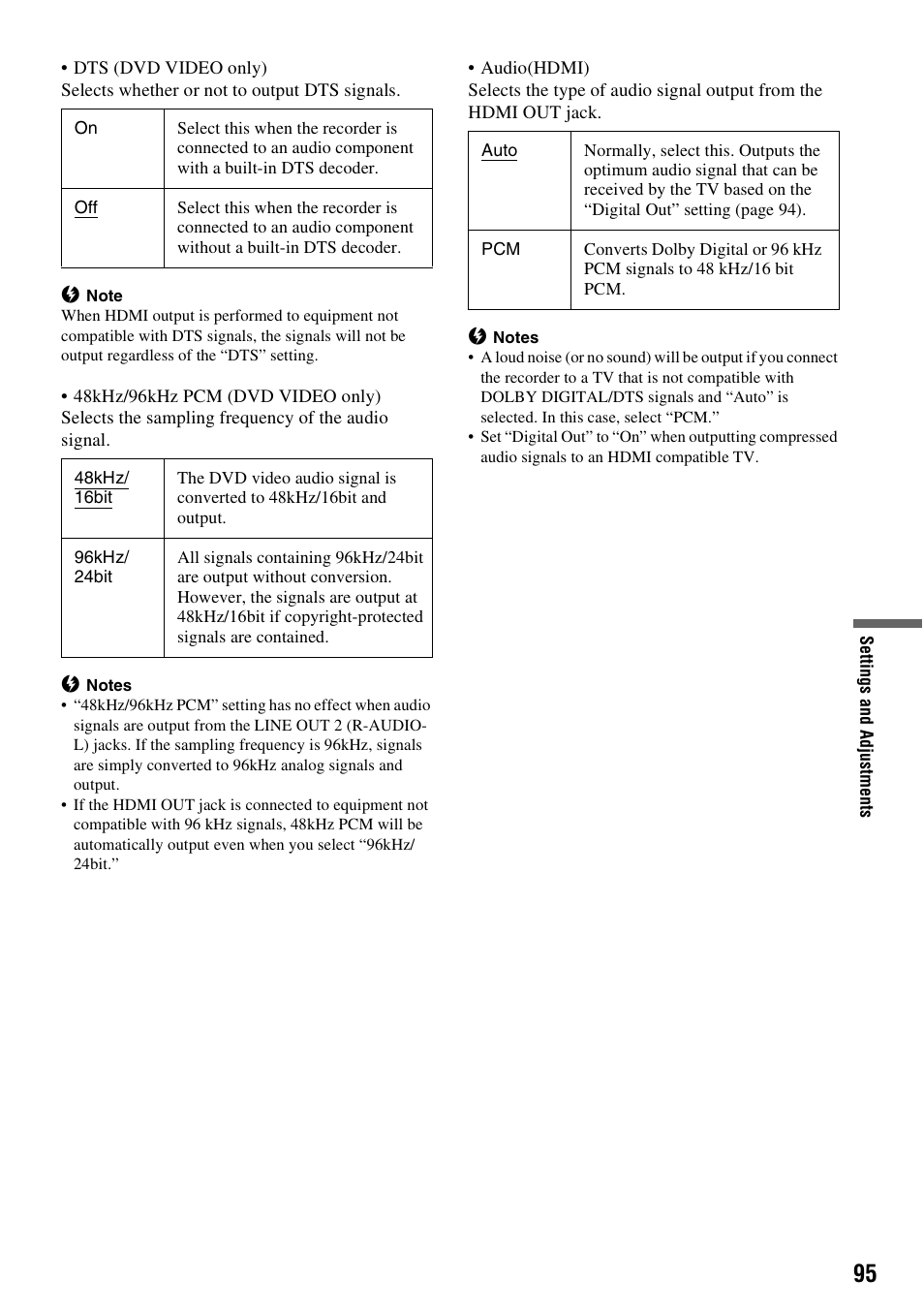 Sony RDR-HX715 User Manual | Page 95 / 124