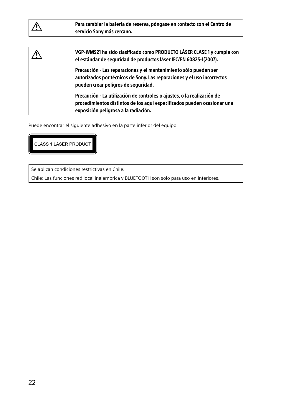Sony SVJ20214CYB User Manual | Page 22 / 36