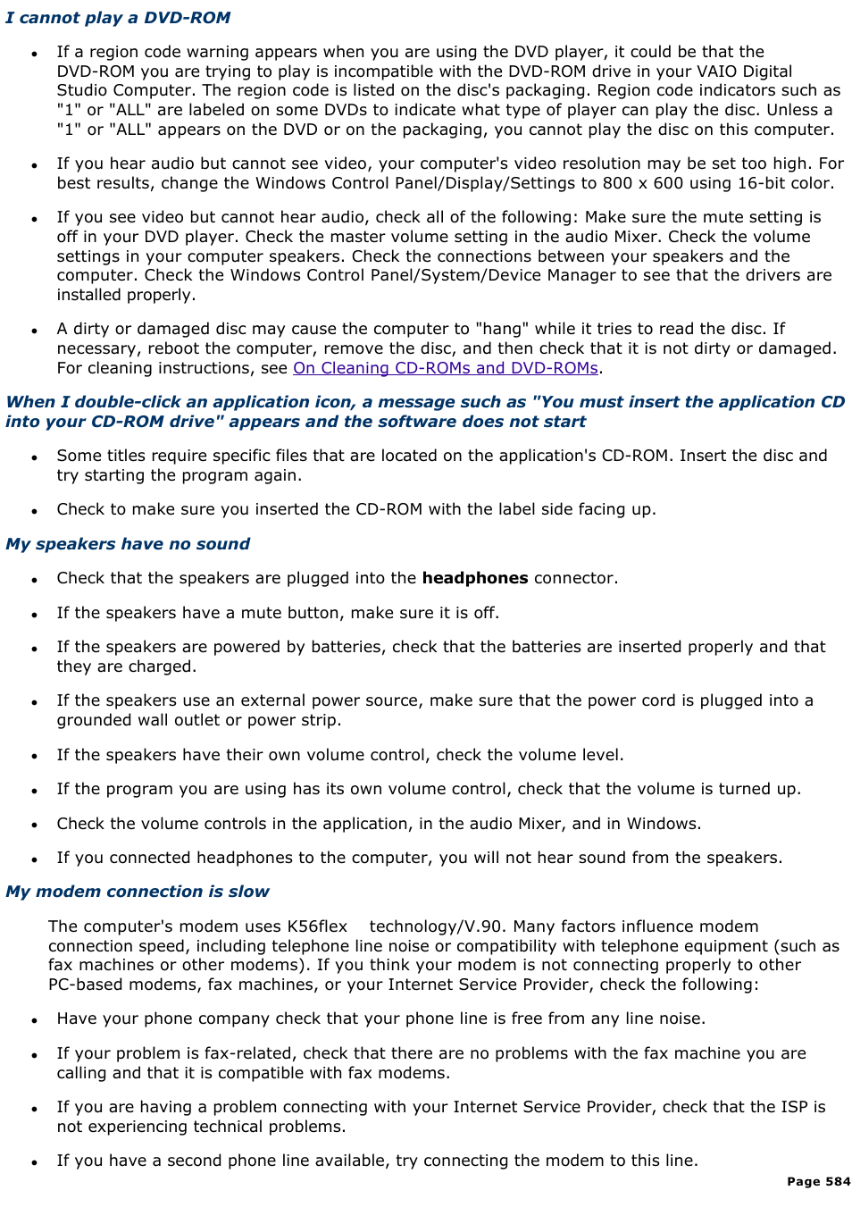 Sony PCV-E314DS User Manual | Page 584 / 855