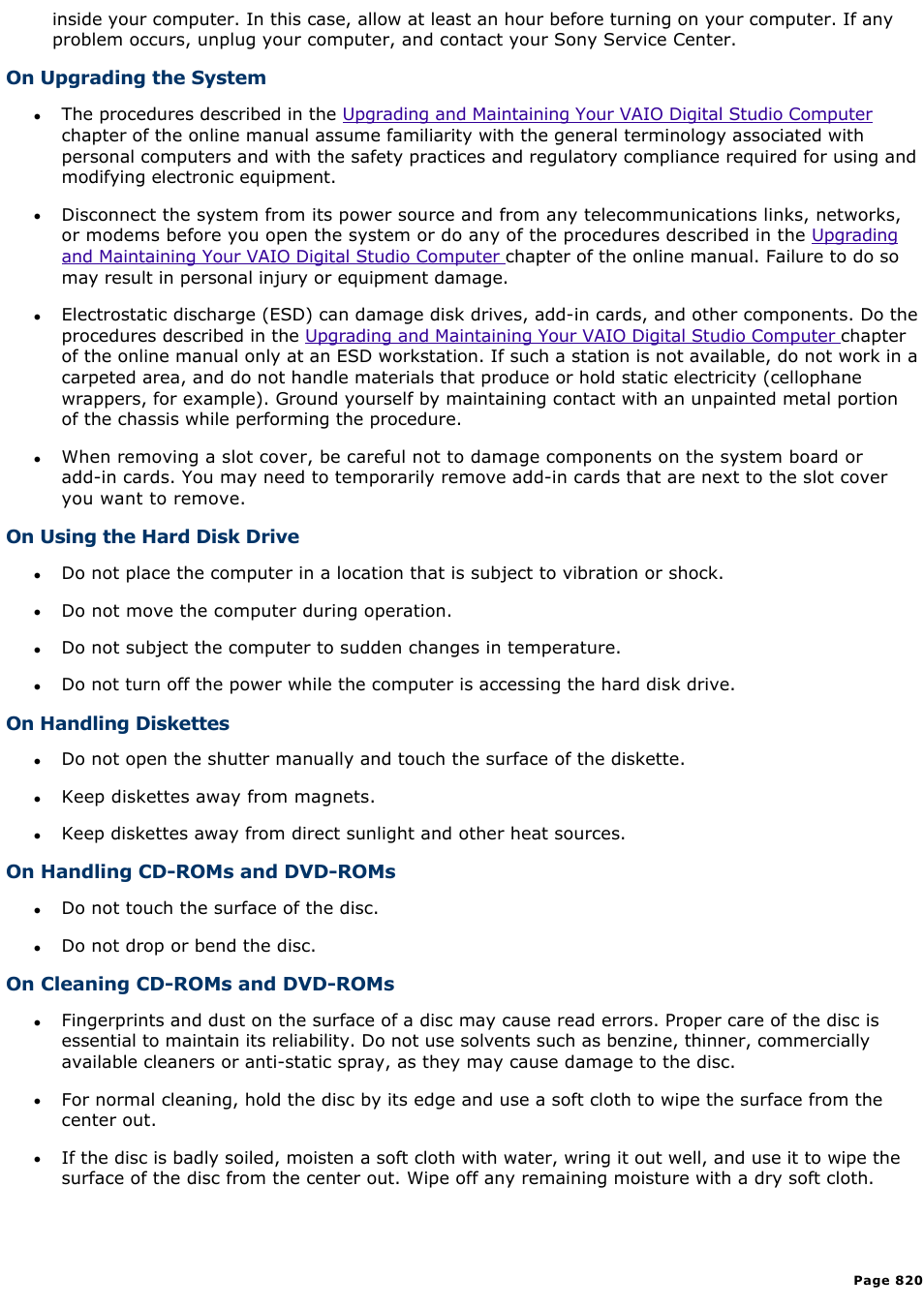 Sony PCV-E314DS User Manual | Page 820 / 855