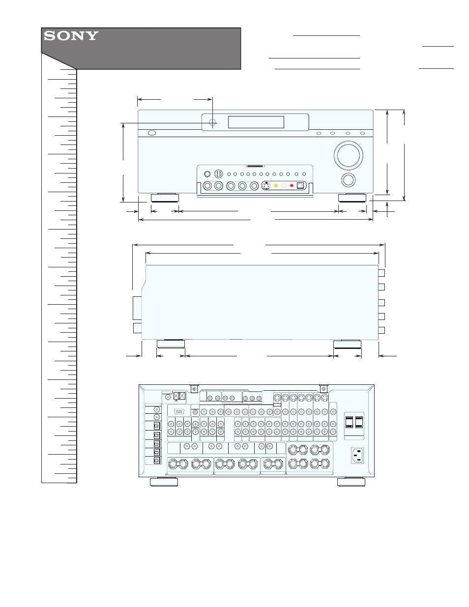 Sony STR-DA3000ES User Manual | 1 page
