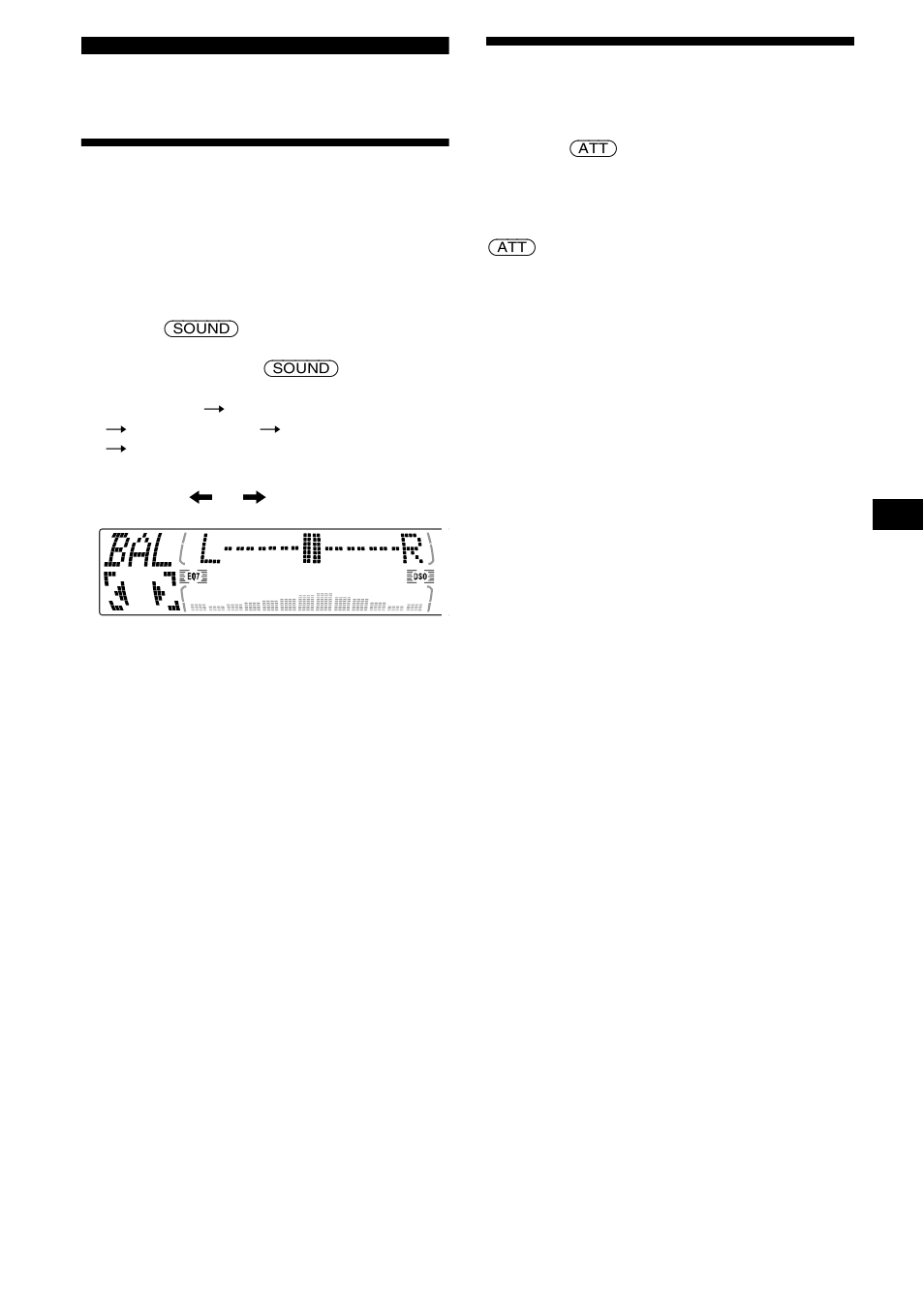 Other functions, Adjusting the sound characteristics, Quickly attenuating the sound | Sony CDX-M730 User Manual | Page 17 / 84