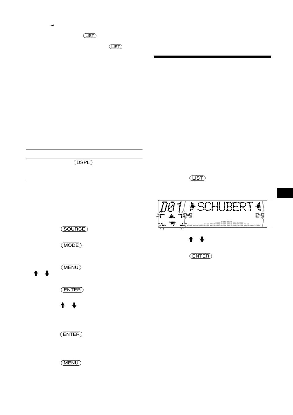 Localización de discos por nombre, Listado | Sony CDX-M730 User Manual | Page 67 / 84