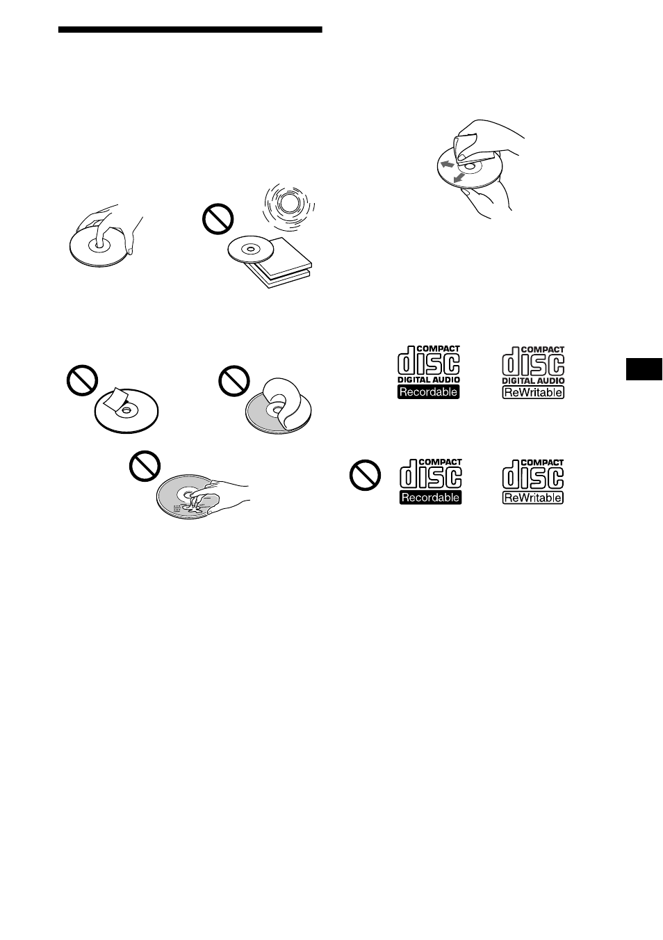 Notes on discs | Sony CDX-M730 User Manual | Page 7 / 84