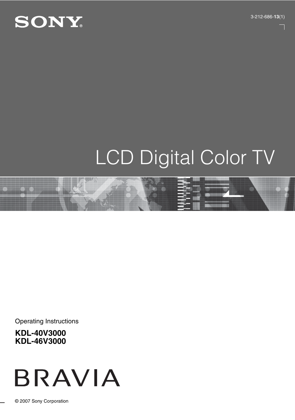 Sony KDL-40V3000 User Manual | 48 pages