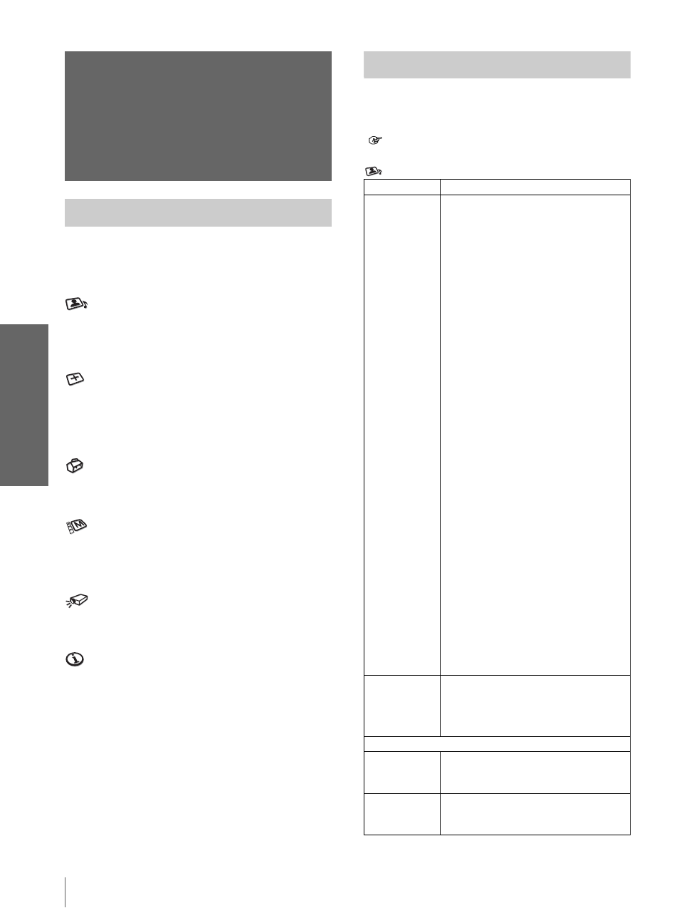 Listes de menus, Configurations de menu, Paramètres de menu | Uti lisati on des m e nus | Sony VPL-HS20 User Manual | Page 112 / 240