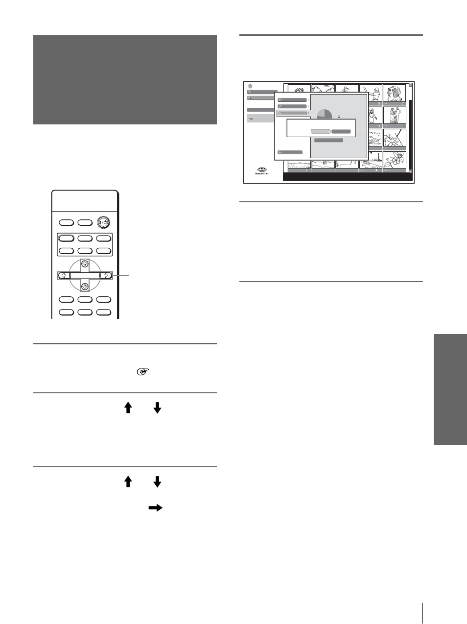 Initialisation d’un « memory stick » — formatage, Appuyez à nouveau sur enter, Util is ati o n d’ u n « m emory s tic k | Sony VPL-HS20 User Manual | Page 139 / 240