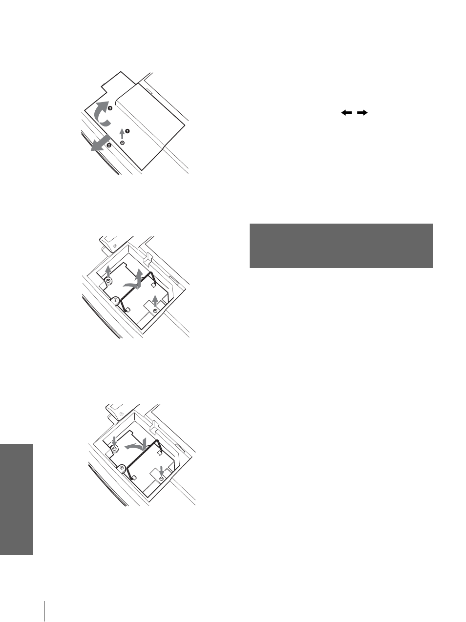 Remplacement du filtre à air, Dive rs | Sony VPL-HS20 User Manual | Page 144 / 240