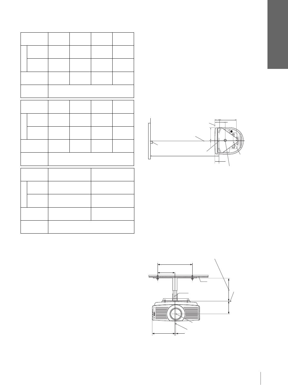 Cone xi ón y p repar aci ón, Uso de la pantalla de relación de aspecto 4:3 | Sony VPL-HS20 User Manual | Page 171 / 240