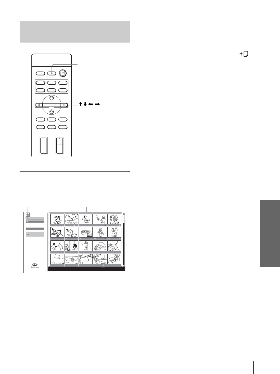 Displaying the desired pictures in, Press input to select ms, What is digital camera mode | Before operating the picture file | Sony VPL-HS20 User Manual | Page 41 / 240