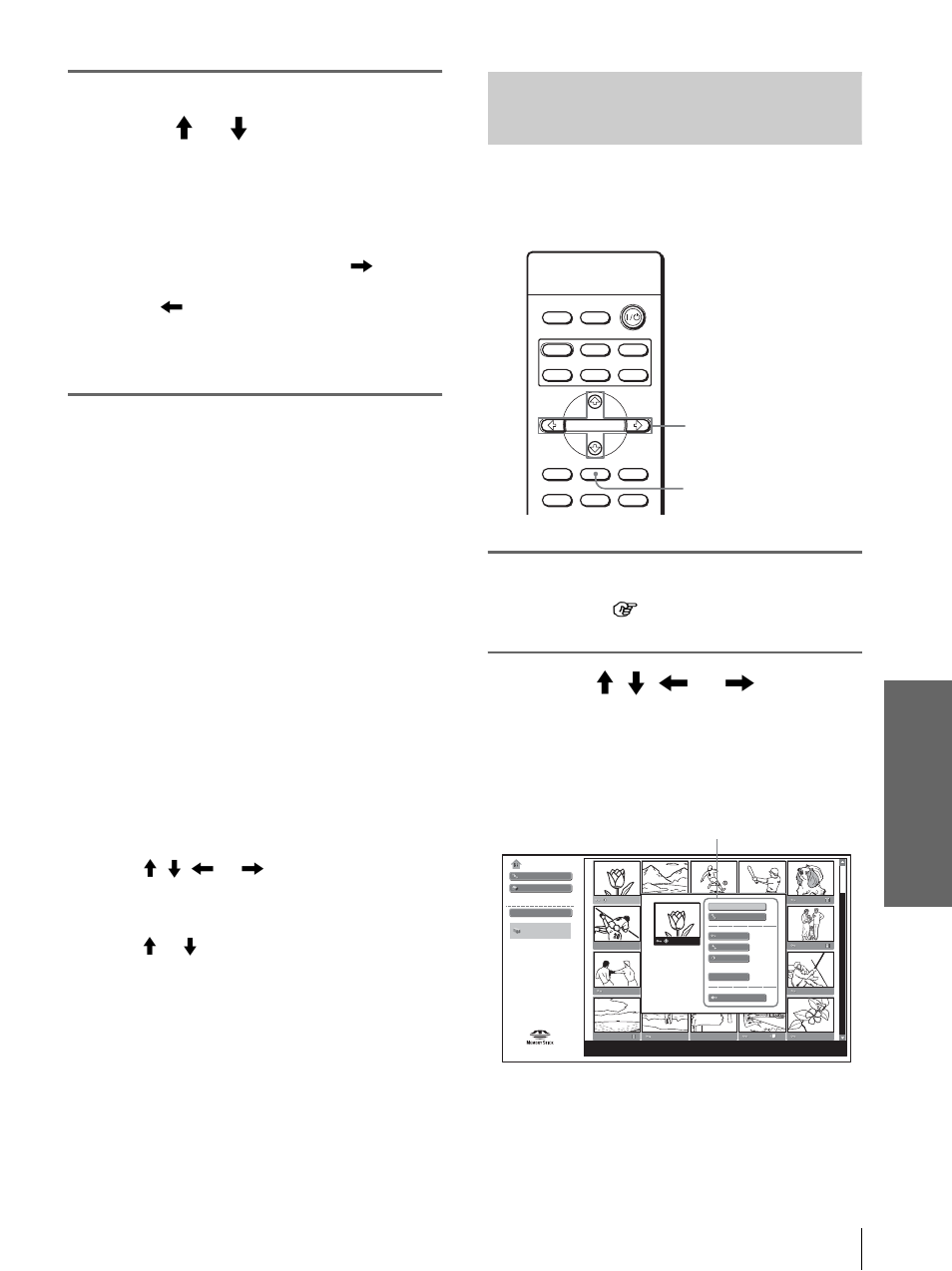 Displaying a picture on the full screen, Executing the slide show promptly | Sony VPL-HS20 User Manual | Page 45 / 240