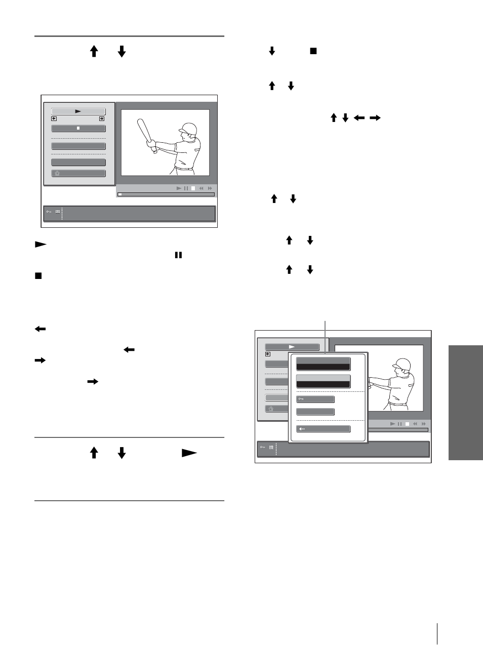 Press m or m to select n | Sony VPL-HS20 User Manual | Page 47 / 240