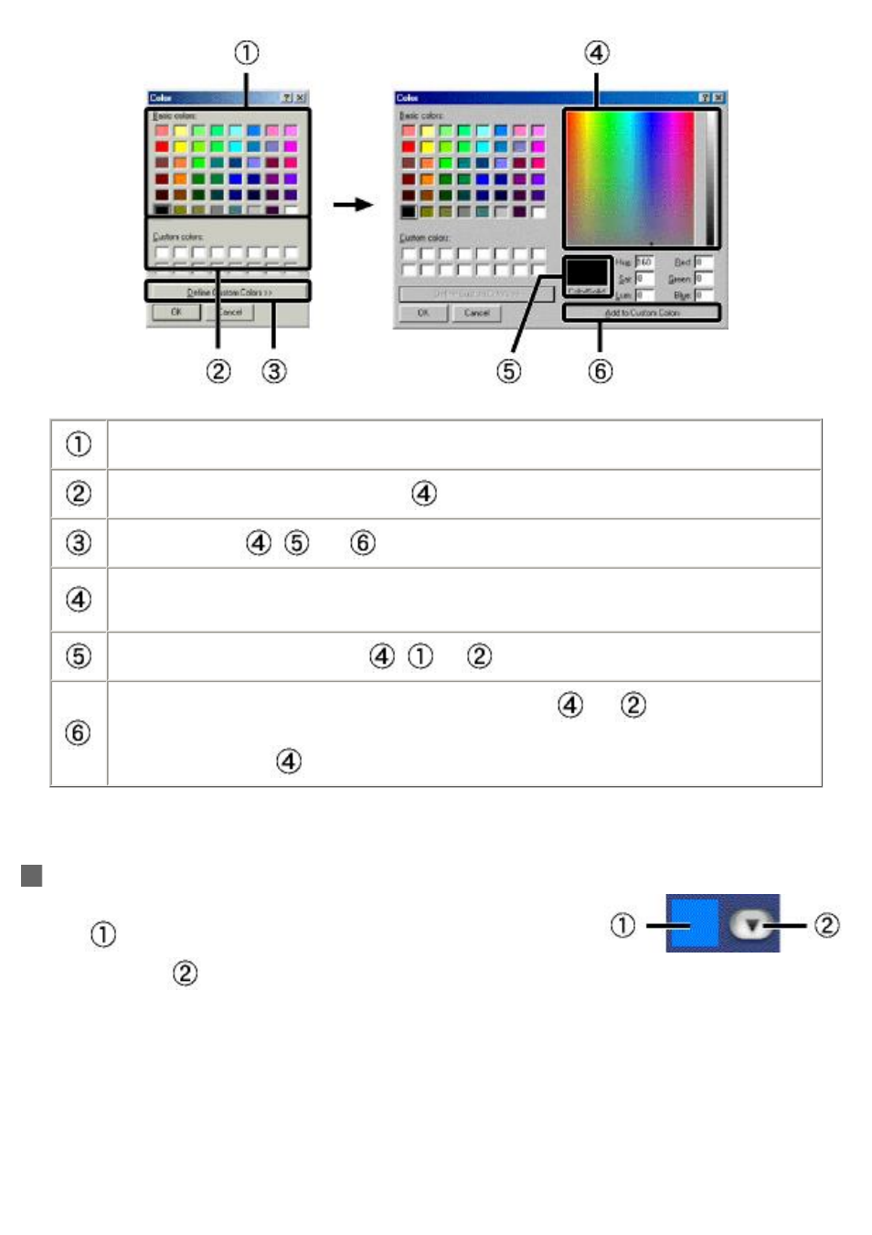 Selecting a color in macintosh | Sony DCR-TRV39 User Manual | Page 15 / 237