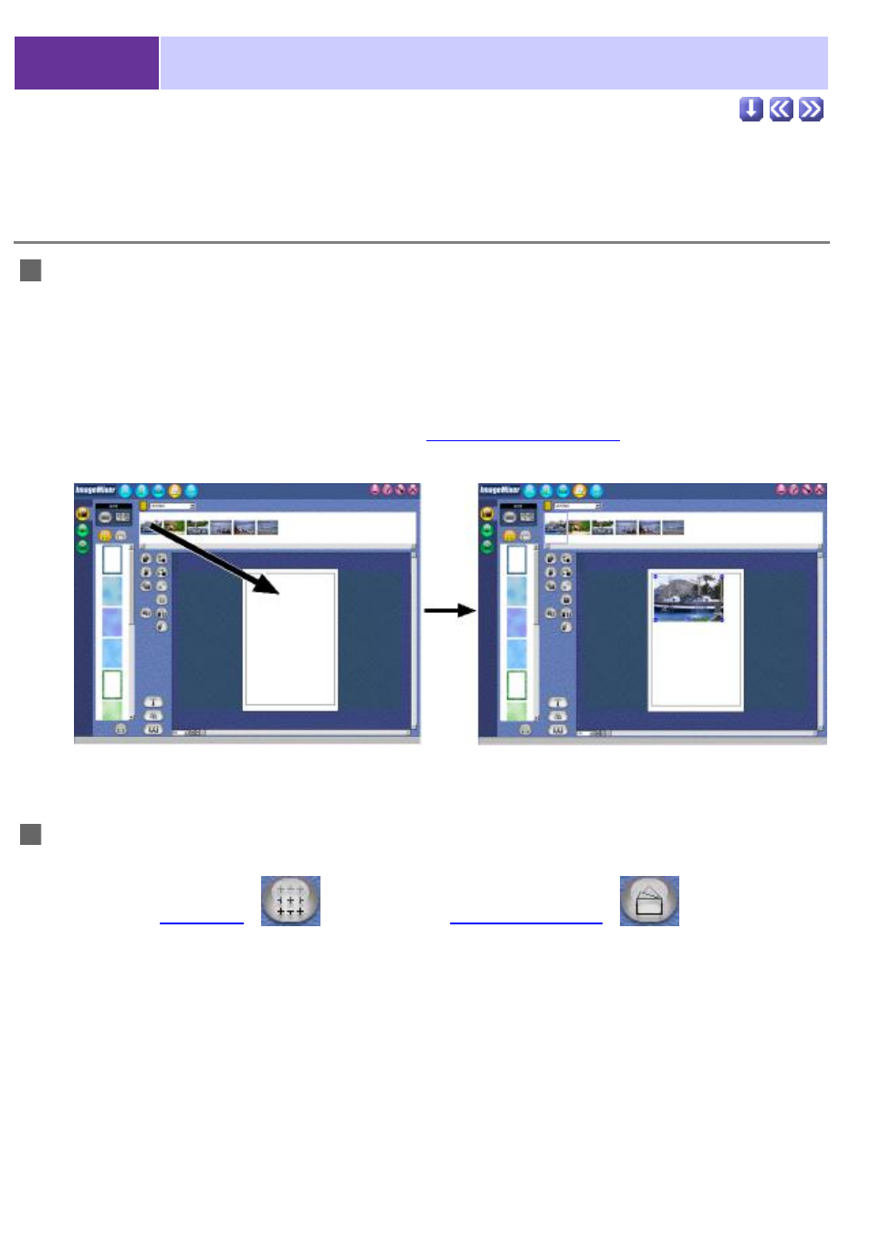 Arranging and editing images, Arranging image objects | Sony DCR-TRV39 User Manual | Page 172 / 237